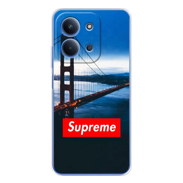 Чехол с принтом «Стиль Supreme» для Xiaomi Poco C85 Чехол с принтом «Стиль Supreme» для Xiaomi Poco C85