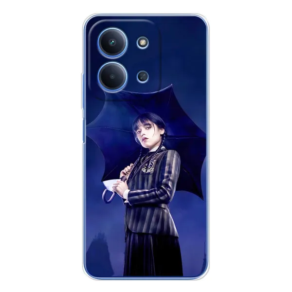 Чехол с принтом «Уэнздей с зонтом» для Xiaomi Poco C85 Чехол с принтом «Уэнздей с зонтом» для Xiaomi Poco C85