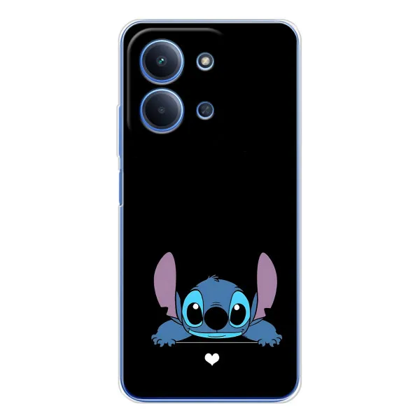 Чехол с принтом «Стич на черном» для Xiaomi Poco C85