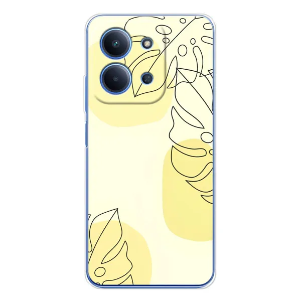 Чохол з принтом «Жовта монстера арт» для Xiaomi Poco C85 Чохол з принтом «Жовта монстера арт» для Xiaomi Poco C85