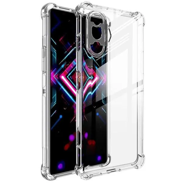 TPU чохол GETMAN Ease logo посилені кути Full Camera для Xiaomi Redmi K40/K40 Pro/K40 Pro+/Poco F3 — Прозорий — фото 1