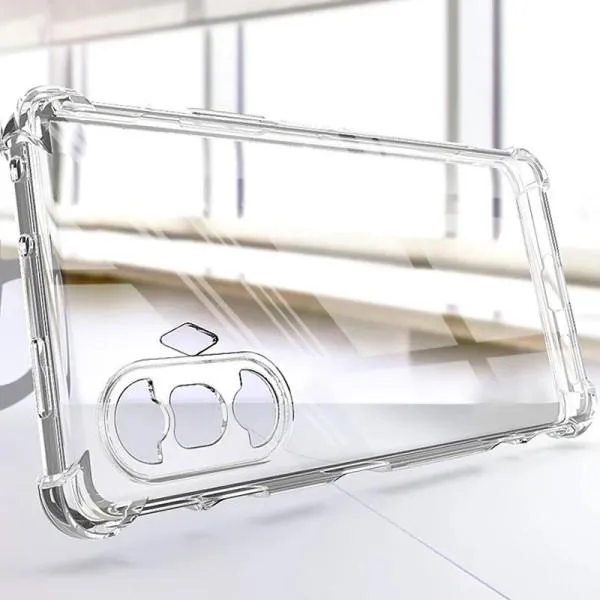 TPU чохол GETMAN Ease logo посилені кути Full Camera для Xiaomi Redmi K40/K40 Pro/K40 Pro+/Poco F3 — Прозорий — фото 2