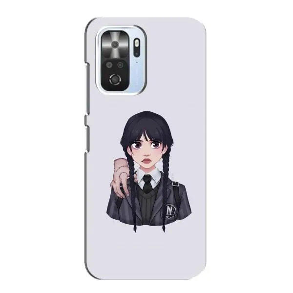Чехол с принтом «Уэнздей и Вещь» для Xiaomi POCO F3 Чехол с принтом «Уэнздей и Вещь» для Xiaomi POCO F3