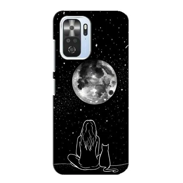 Чехол с принтом «Девушка с котом» для Xiaomi POCO F3 Чехол с принтом «Девушка с котом» для Xiaomi POCO F3