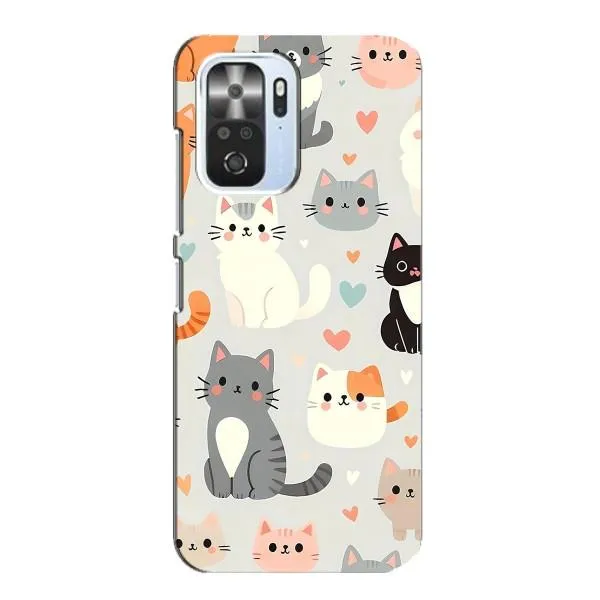 Чехол с принтом «Коллаж котов» для Xiaomi POCO F3 Чехол с принтом «Коллаж котов» для Xiaomi POCO F3