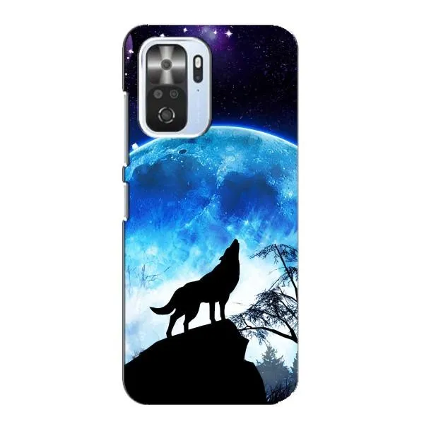 Чехол с принтом «Волк на луну» для Xiaomi POCO F3