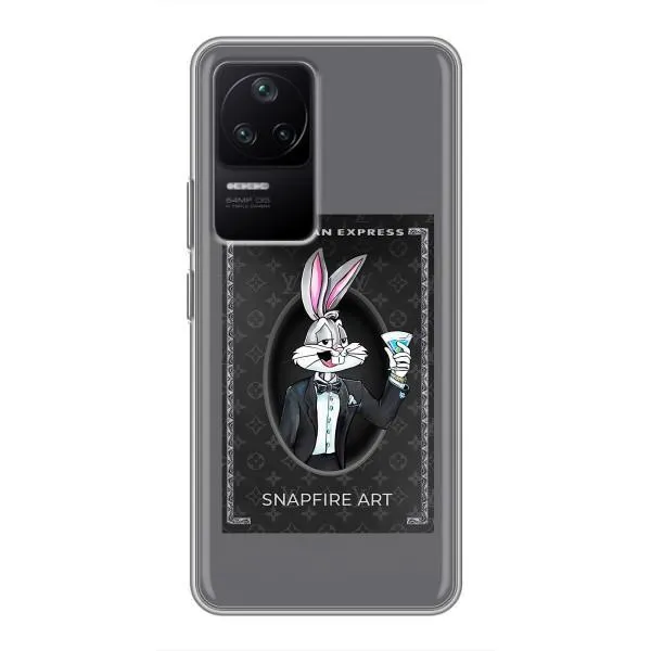 Чехол с принтом «Бакс Бани LV» для Xiaomi POCO F4 (5G)