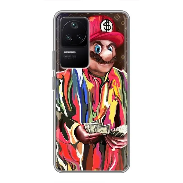 Чехол с принтом «Mario LV» для Xiaomi POCO F4 (5G)
