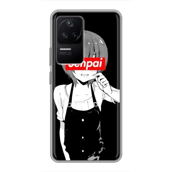 Чехол с принтом «Senpai» для Xiaomi POCO F4 (5G)
