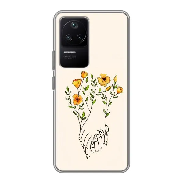 Чехол с принтом «Руки любви» для Xiaomi POCO F4 (5G) Чехол с принтом «Руки любви» для Xiaomi POCO F4 (5G)