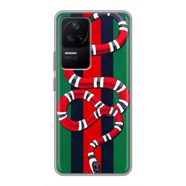 Чехол с принтом «Gucci змия» для Xiaomi POCO F4 (5G)