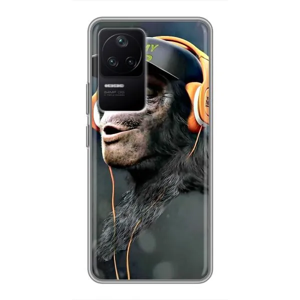 Чехол с принтом «В наушниках» для Xiaomi POCO F4 (5G) Чехол с принтом «В наушниках» для Xiaomi POCO F4 (5G)