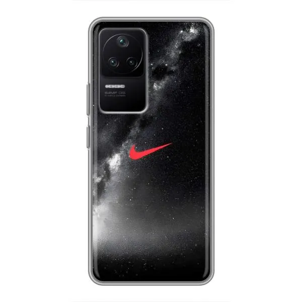Чехол с принтом «Найк красный» для Xiaomi POCO F4 (5G)