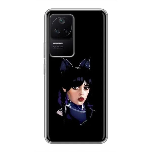 Чехол с принтом «серьезная Уэнздей» для Xiaomi POCO F4 (5G)