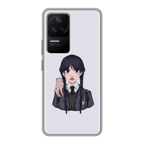 Чехол с принтом «Уэнздей и Вещь» для Xiaomi POCO F4 (5G)