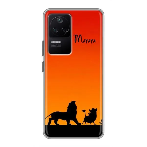 Чехол с принтом «Акуна Матата закат» для Xiaomi POCO F4 (5G)