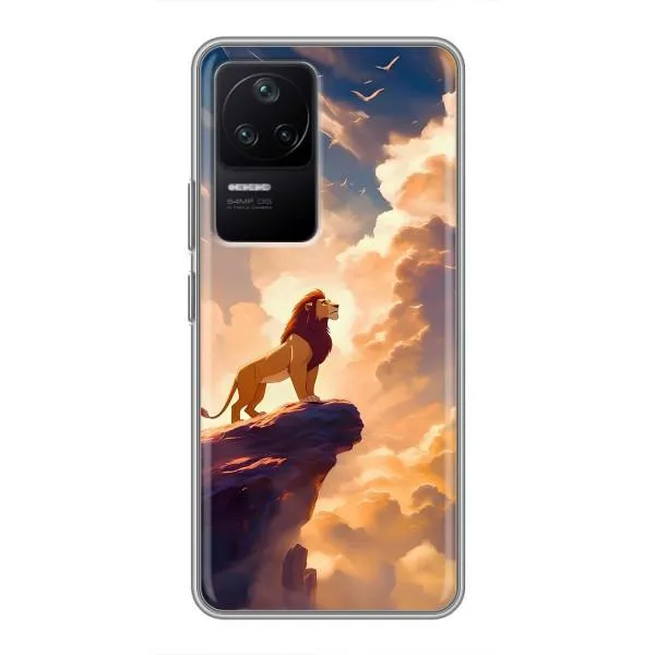 Чехол с принтом «Симба на скале» для Xiaomi POCO F4 (5G)