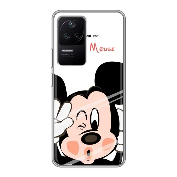 Чехол с принтом «Маус Микки» для Xiaomi POCO F4 (5G)