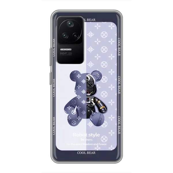 Чехол с принтом «Медвежонок LV» для Xiaomi POCO F4 (5G)