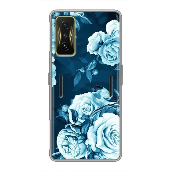 Чехол с принтом «Голубые Бутоны» для Xiaomi POCO F4 GT