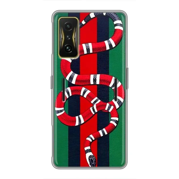 Чехол с принтом «Gucci змия» для Xiaomi POCO F4 GT