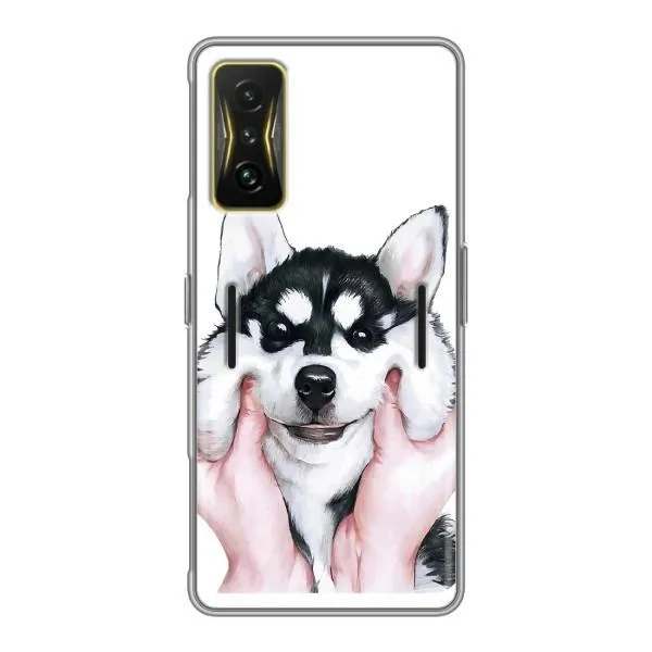 Чехол с принтом «Довольный Хаски» для Xiaomi POCO F4 GT