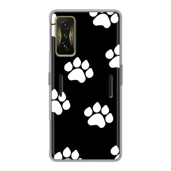 Чехол с принтом «Следы собаки» для Xiaomi POCO F4 GT