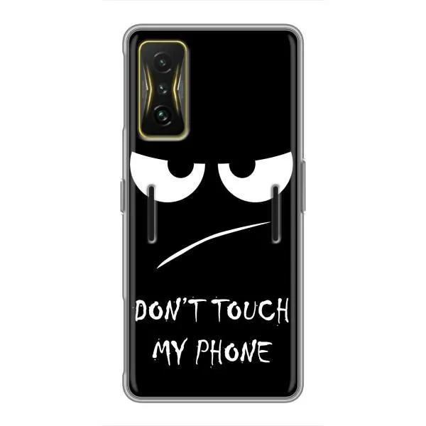 Чехол с принтом «Dont Touch» для Xiaomi POCO F4 GT