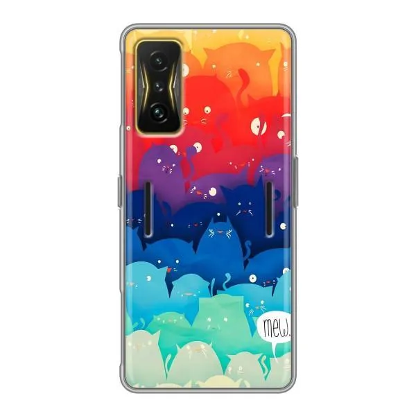 Чехол с принтом «Mew» для Xiaomi POCO F4 GT