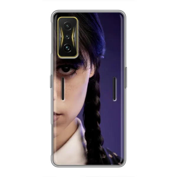 Чохол з принтом «Загадковий погляд Венздей» для Xiaomi POCO F4 GT Чохол з принтом «Загадковий погляд Венздей» для Xiaomi POCO F4 GT