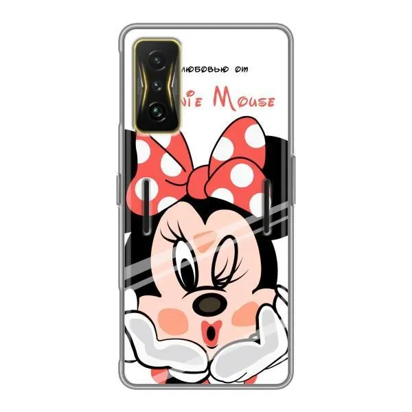 Чехол с принтом «Маус Минни» для Xiaomi POCO F4 GT
