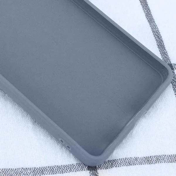 Силиконовый чехол Candy Full Camera для Xiaomi Poco F5 Pro — Серый — фото 2