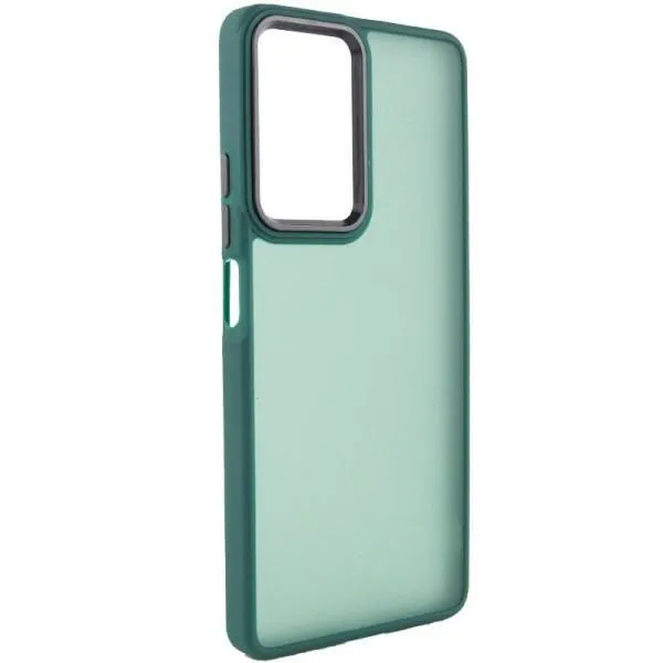 Чохол TPU+PC Lyon Frosted для Xiaomi Poco F5 Pro — Зелений — фото 1