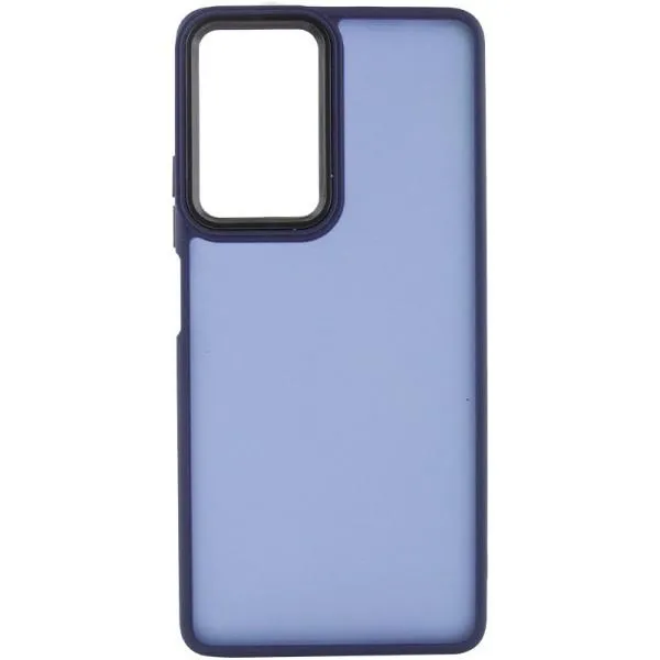 Чехол TPU+PC Lyon Frosted для Xiaomi Poco F5 Pro — Темно-синий — фото 2 Чехол TPU+PC Lyon Frosted для Xiaomi Poco F5 Pro — Темно-синий — фото 2