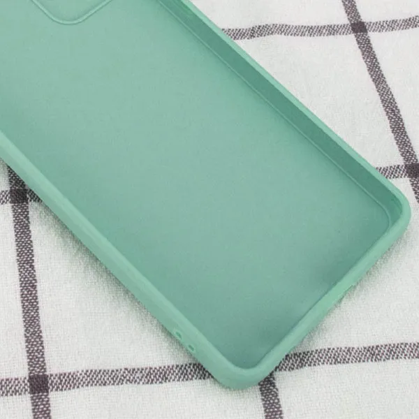 Силиконовый чехол Candy Full Camera для Xiaomi Poco F5 Pro — Зеленый — фото 3