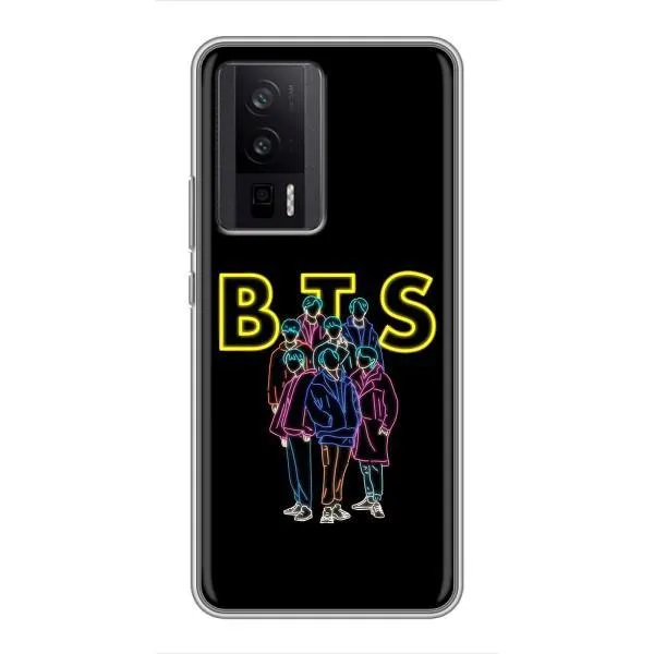 Чехол с принтом «BTS стайл» для Xiaomi POCO F5 Pro