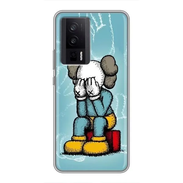 Чехол с принтом «Плач Bearbrick» для Xiaomi POCO F5 Pro