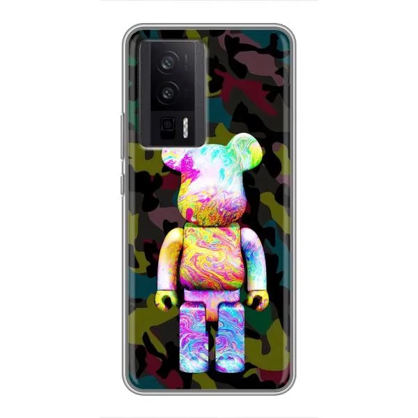 Чехол с принтом «Яркий Bearbrick» для Xiaomi POCO F5 Pro