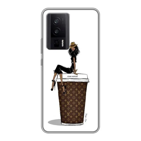Чехол с принтом «кофе LOUIS VUITTON» для Xiaomi POCO F5 Pro
