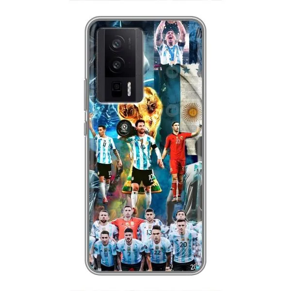 Чехол с принтом «Аргентина Месси» для Xiaomi POCO F5 Pro