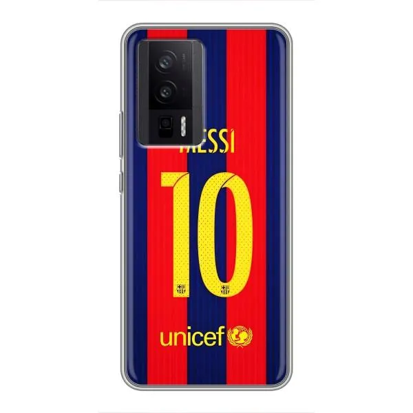 Чехол с принтом «Messi Barca 10» для Xiaomi POCO F5 Pro