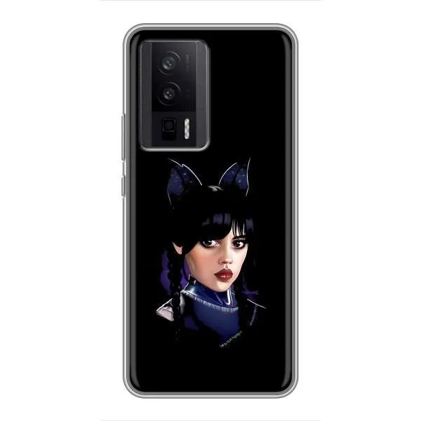 Чехол с принтом «серьезная Уэнздей» для Xiaomi POCO F5 Pro