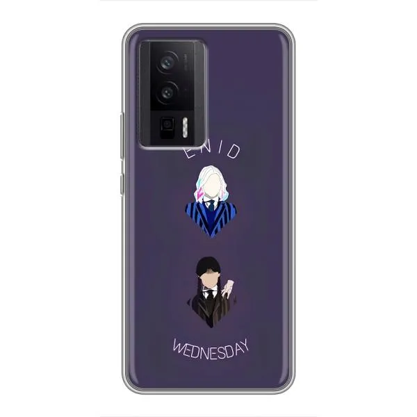 Чехол с принтом «Уэнздей и подруга» для Xiaomi POCO F5 Pro