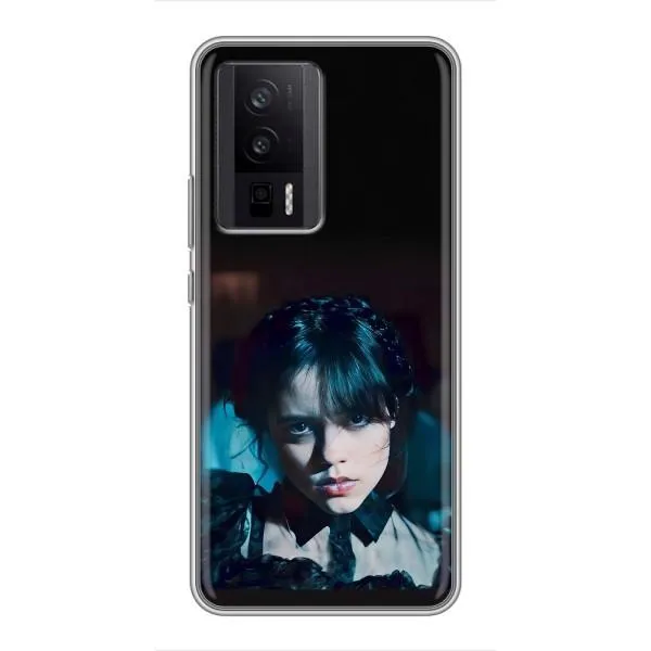 Чехол с принтом «взгляд Уэнздей» для Xiaomi POCO F5 Pro