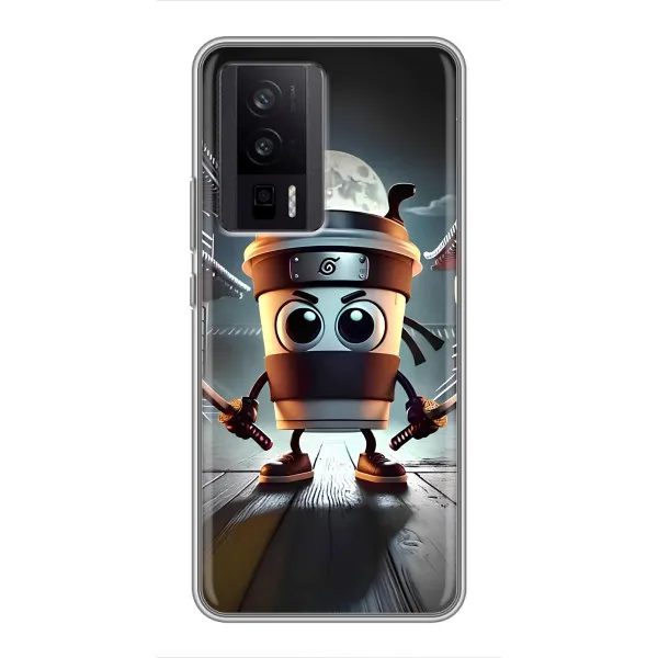 Чохол з принтом «Капучіно асасіно» для Xiaomi POCO F5 Pro