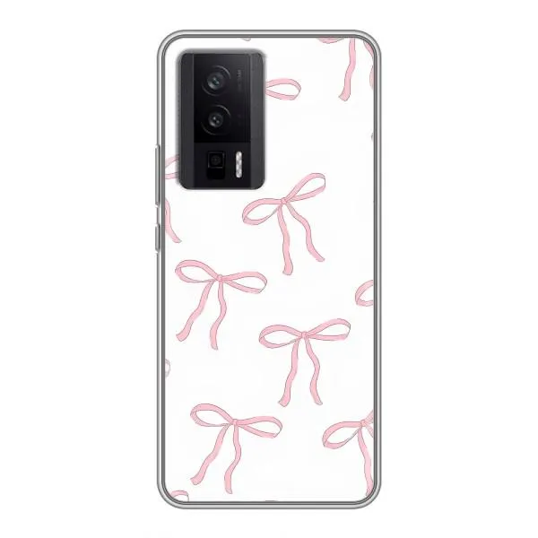 Чохол з принтом «Рожеві бантики» для Xiaomi POCO F5 Pro