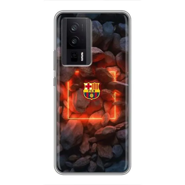 Чехол с принтом «ФК Барселона» для Xiaomi POCO F5 Pro