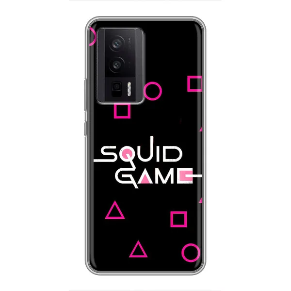 Чехол с принтом «Паттерн Игра кальмара» для Xiaomi POCO F5 Pro Чехол с принтом «Паттерн Игра кальмара» для Xiaomi POCO F5 Pro