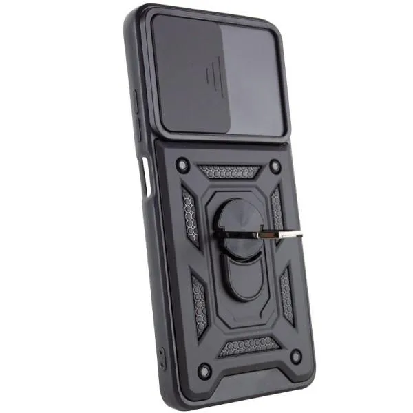 Ударопрочный чехол Camshield Serge Ring для Xiaomi Poco F5 / Note 12 Turbo — Черный — фото 3
