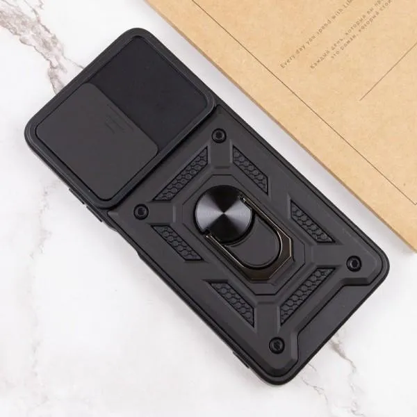 Ударопрочный чехол Camshield Serge Ring для Xiaomi Poco F5 / Note 12 Turbo — Черный — фото 5